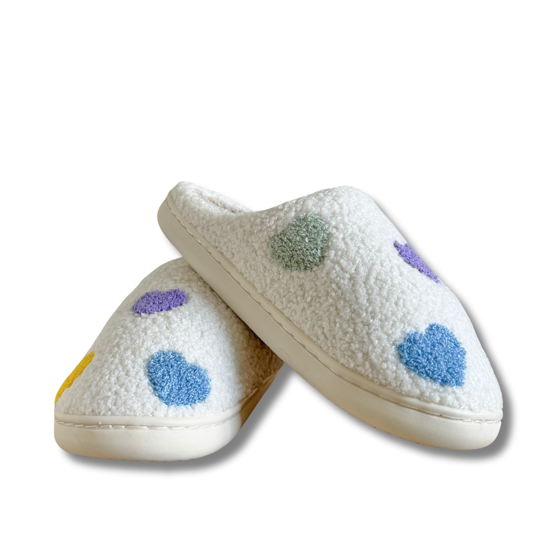 Azel | Pantuflas Coloridas con Corazón