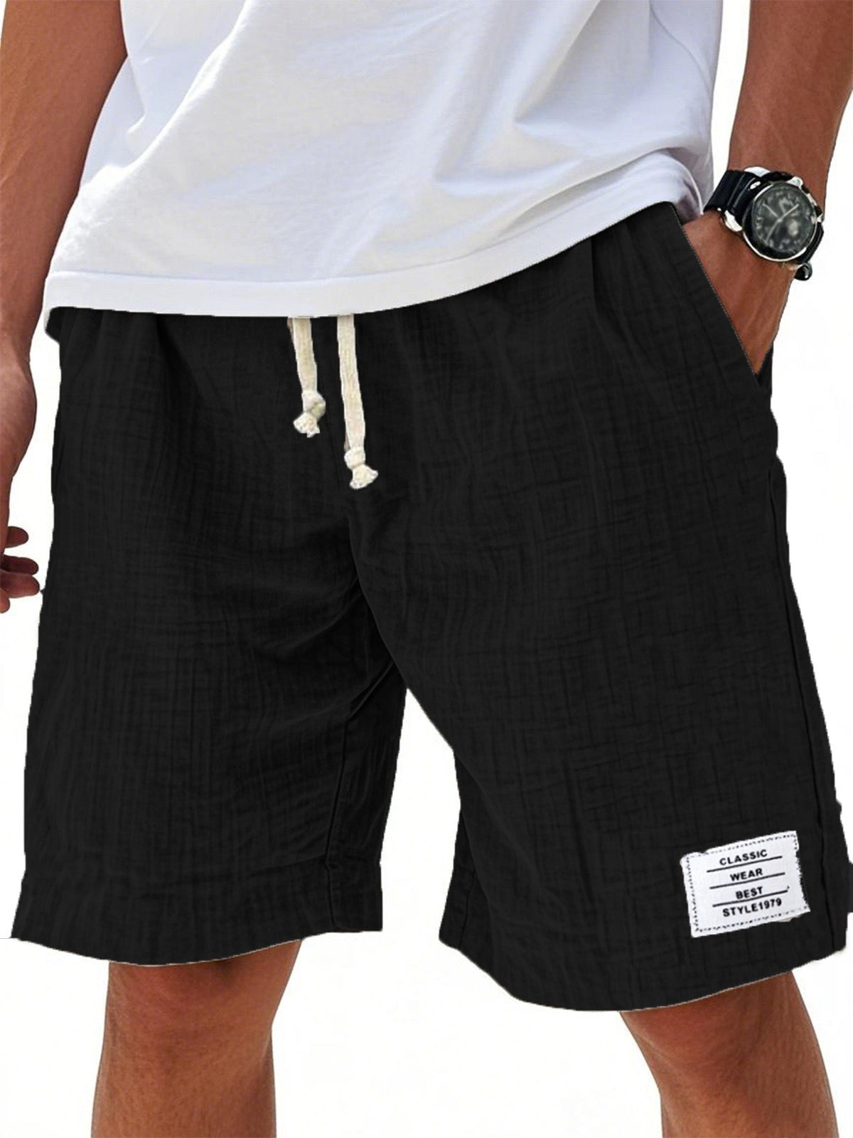 Azel | Pantalones cortos ligeros y casuales de corte holgado para hombre