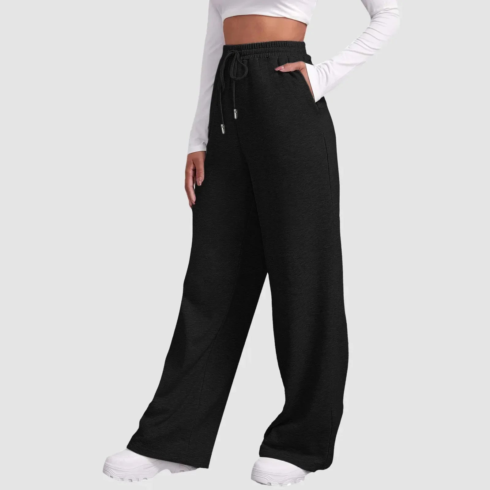 Azel | Joggers de pierna ancha y corte relajado