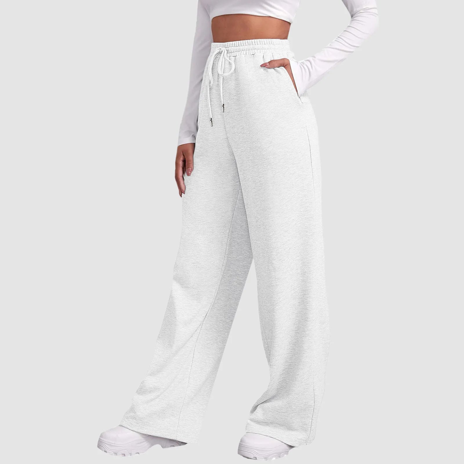 Azel | Joggers de pierna ancha y corte relajado
