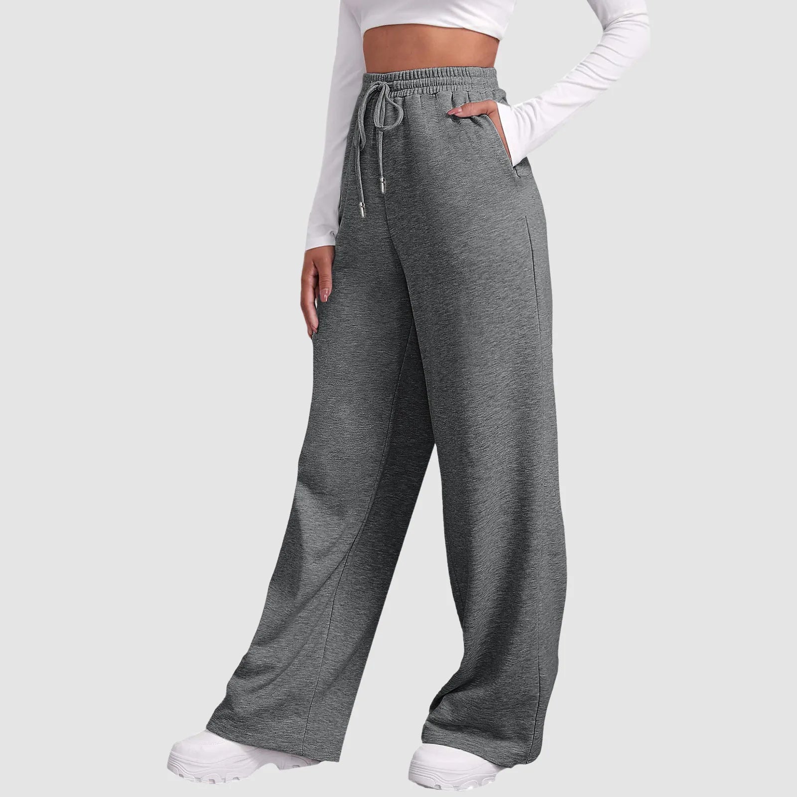 Azel | Joggers de pierna ancha y corte relajado