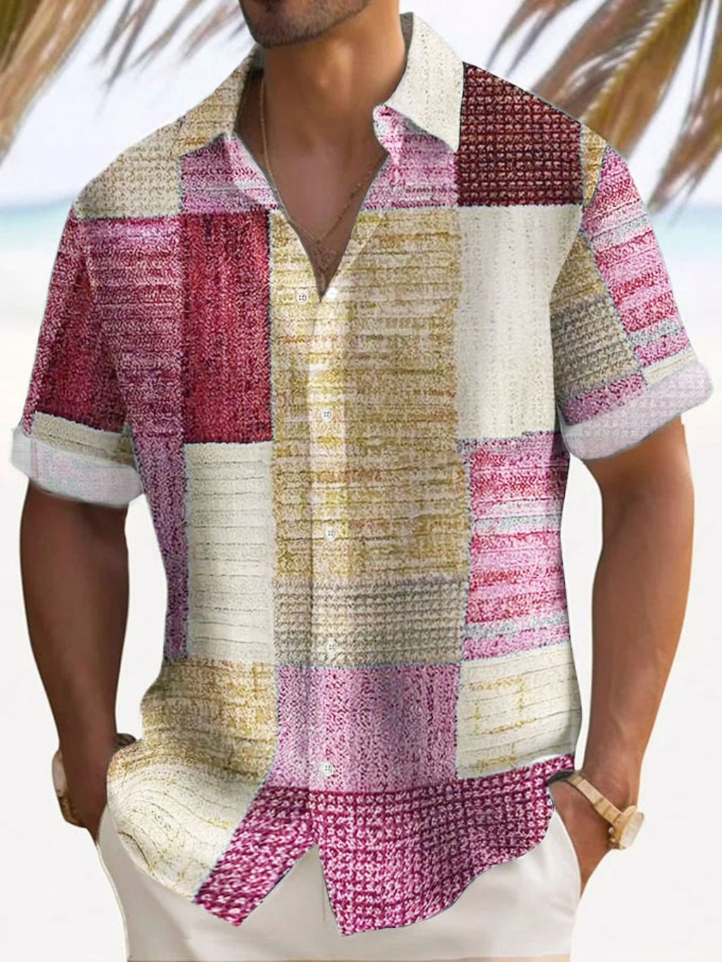Azel | Camisa elegante de manga corta