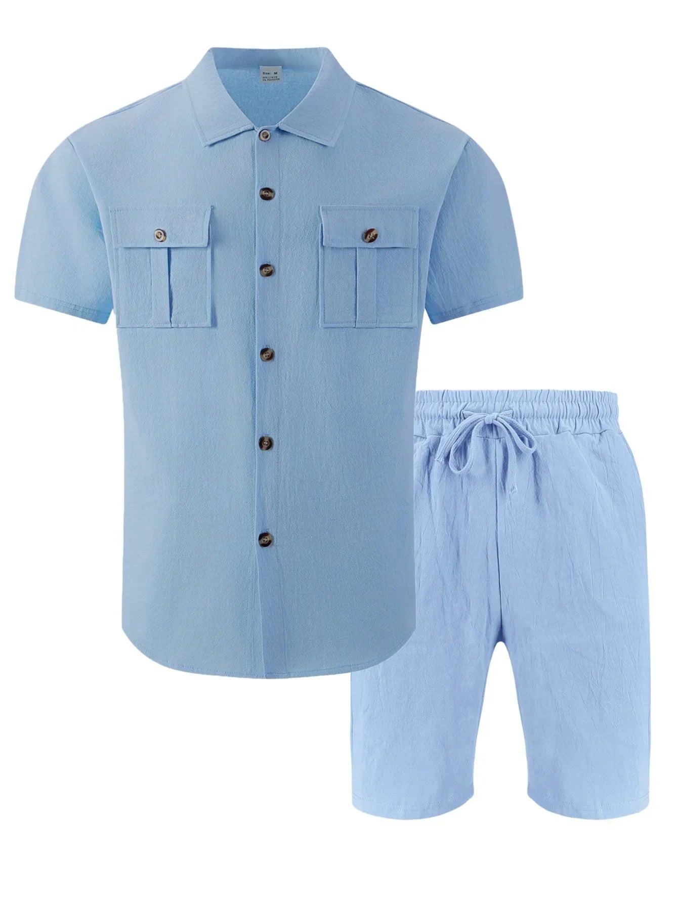 Azel | Conjunto coordinado de lino para hombre