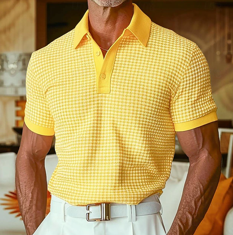 Azel | Polo a cuadros para hombre