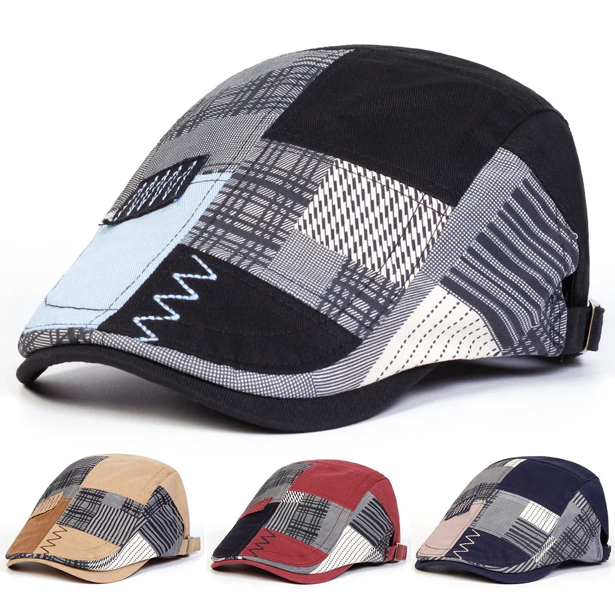 Azel | Gorra patchwork para hombre