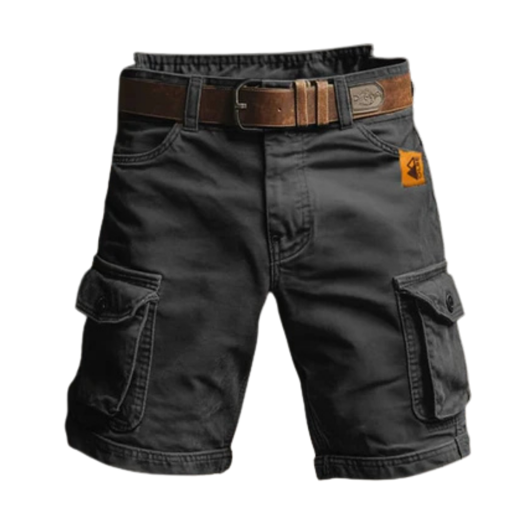 Azel | Pantalones cortos cargo retro con múltiples bolsillos