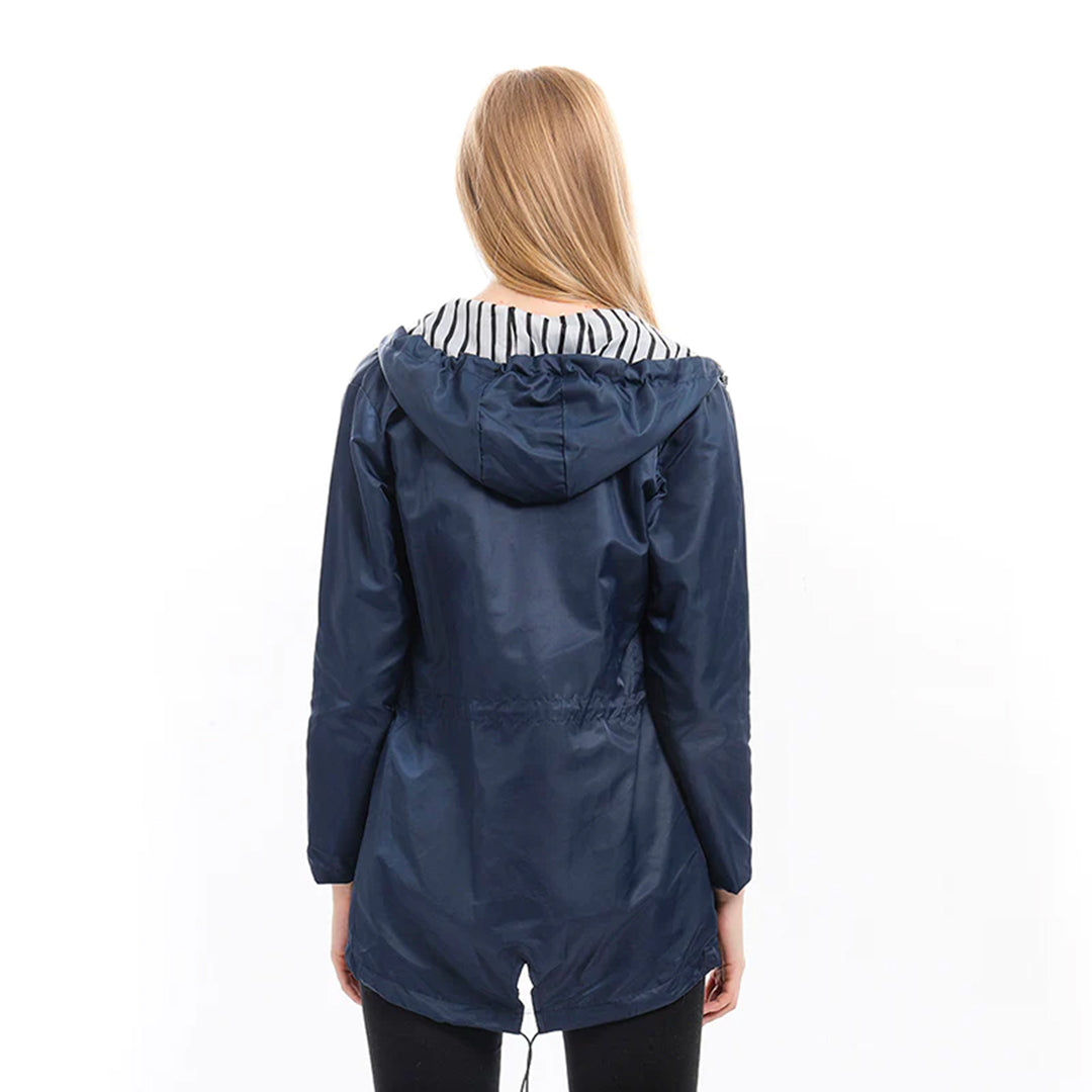Azel | Impermeable con capucha
