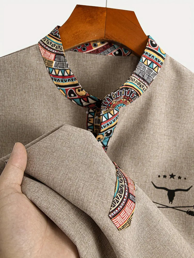 Azel | Camisa elegante de manga corta