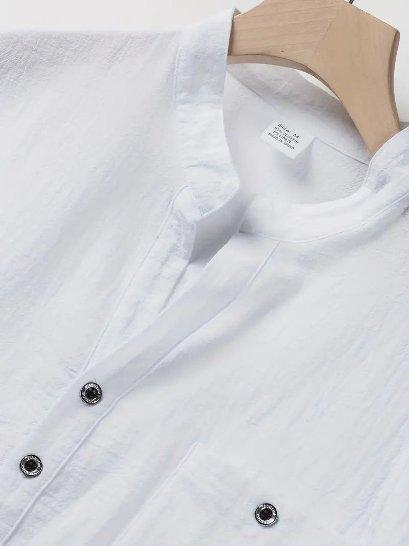 Azel | Camisa elegante de manga corta