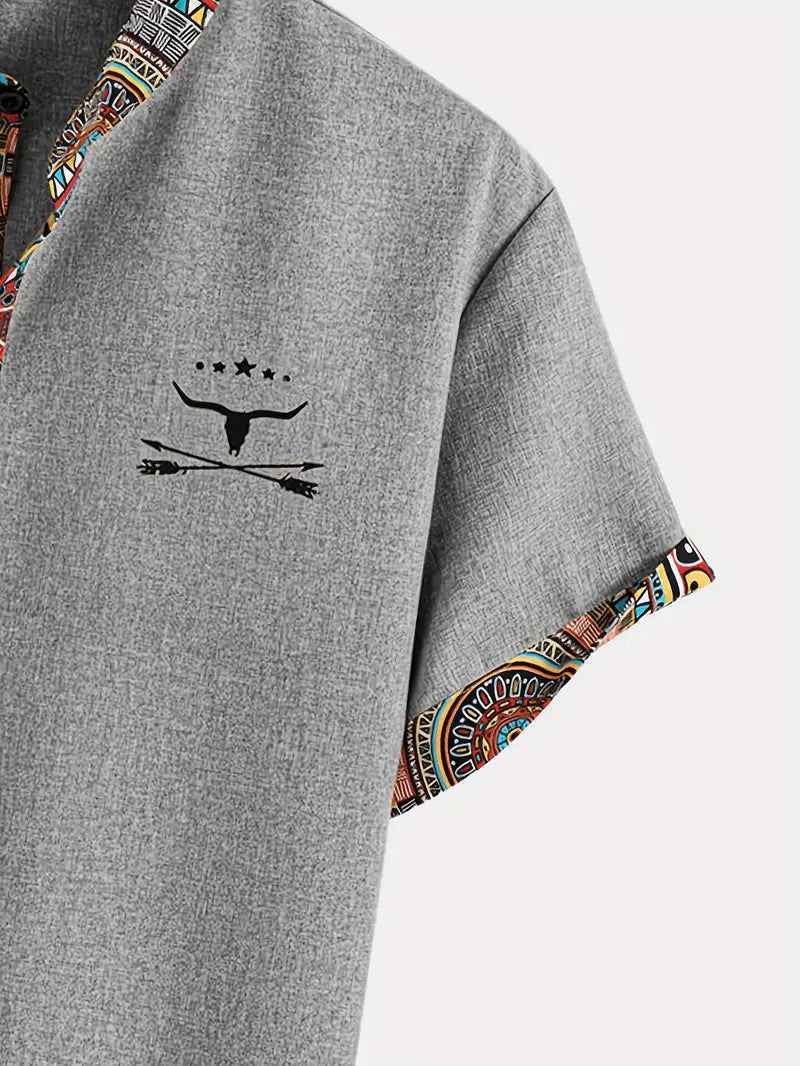 Azel | Camisa elegante de manga corta