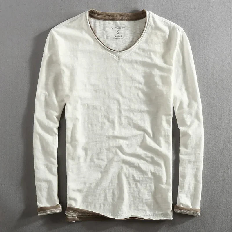 Azel | Camisa de manga larga de algodón
