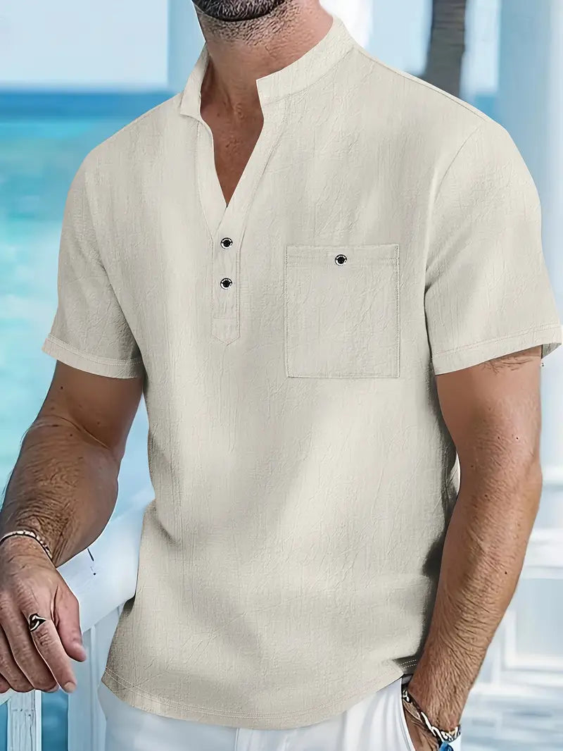 Azel | Camisa elegante de manga corta