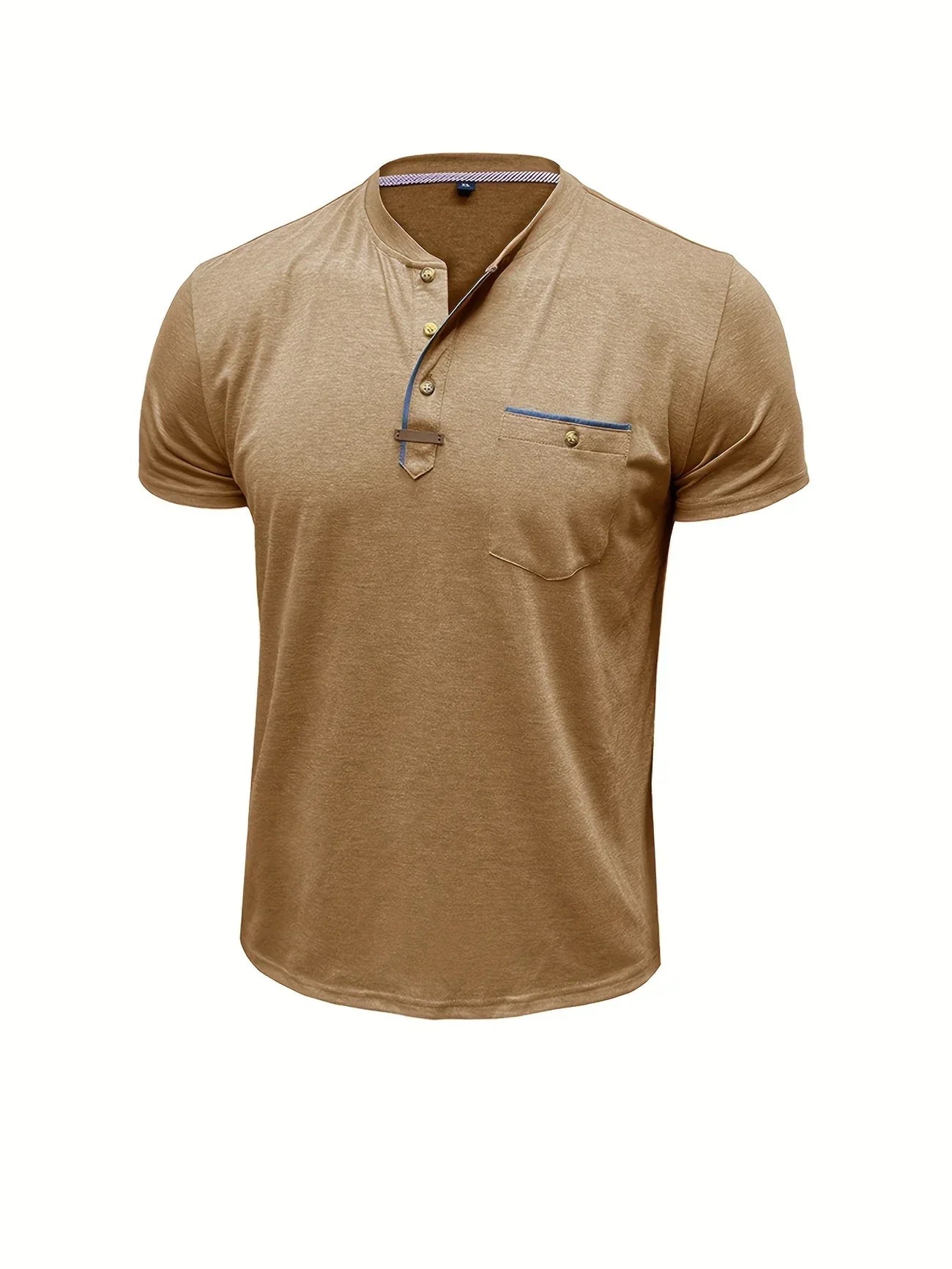 Azel | Camiseta de cuello redondo elegante con bolsillo