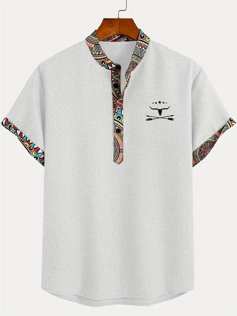Azel | Camisa elegante de manga corta