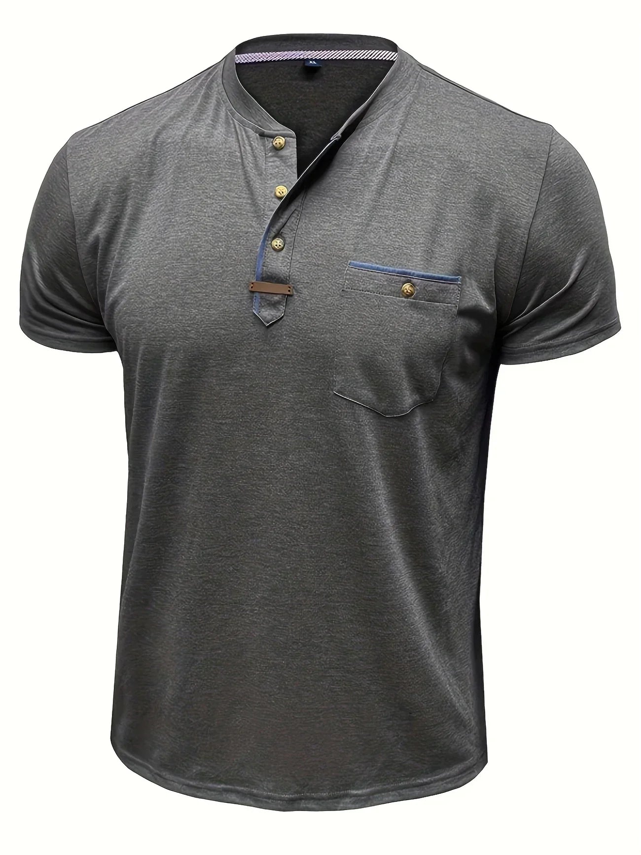 Azel | Camiseta de cuello redondo elegante con bolsillo