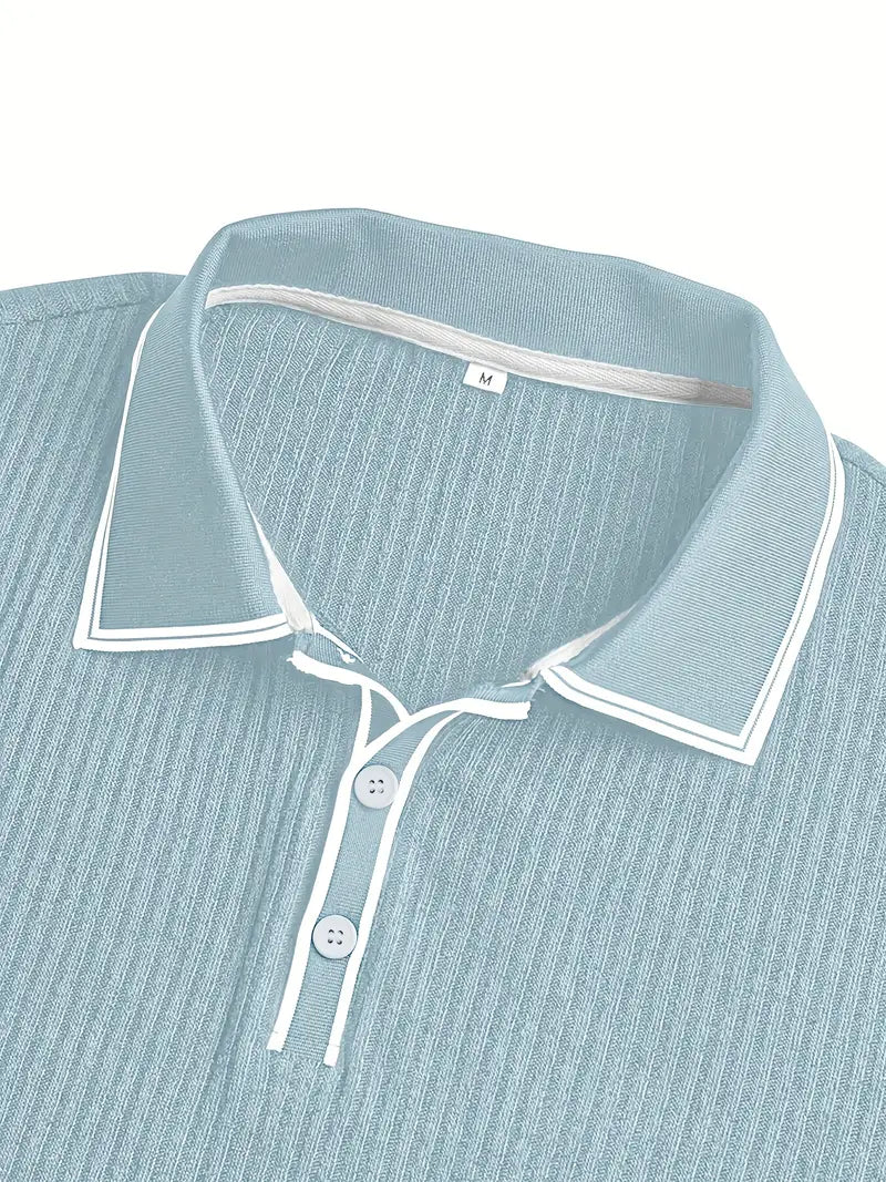 Azel | Polo elegante de manga corta