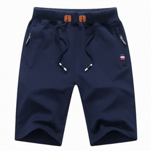Azel | Pantalones cortos de algodón con bolsillos con cremallera