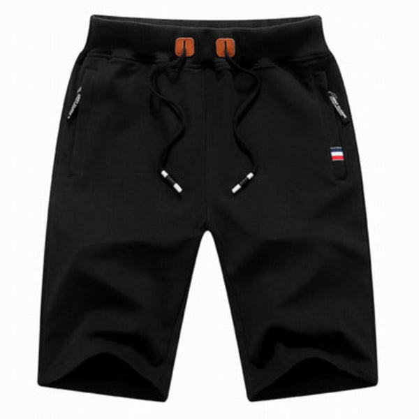 Azel | Pantalones cortos de algodón con bolsillos con cremallera
