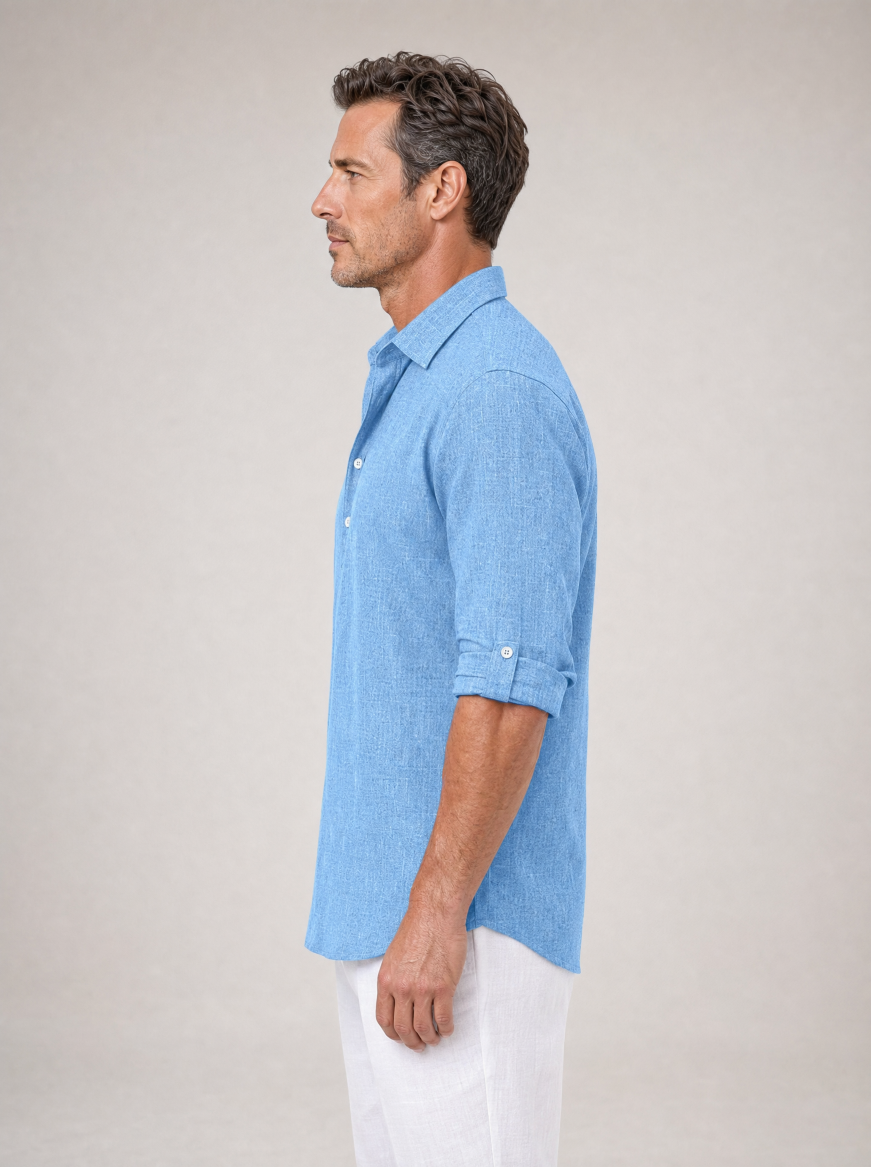 Azel | Camisa de lino ligera, transpirable y naturalmente elegante