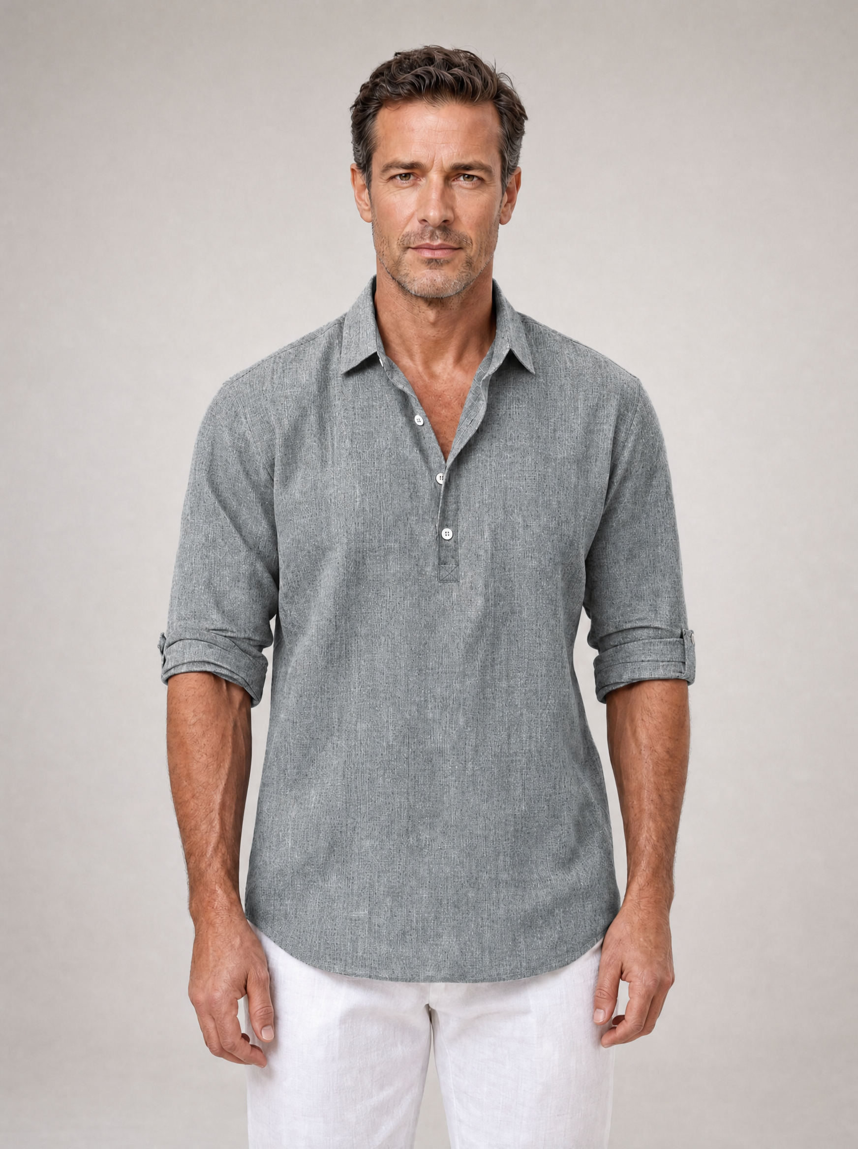 Azel | Camisa de lino ligera, transpirable y naturalmente elegante