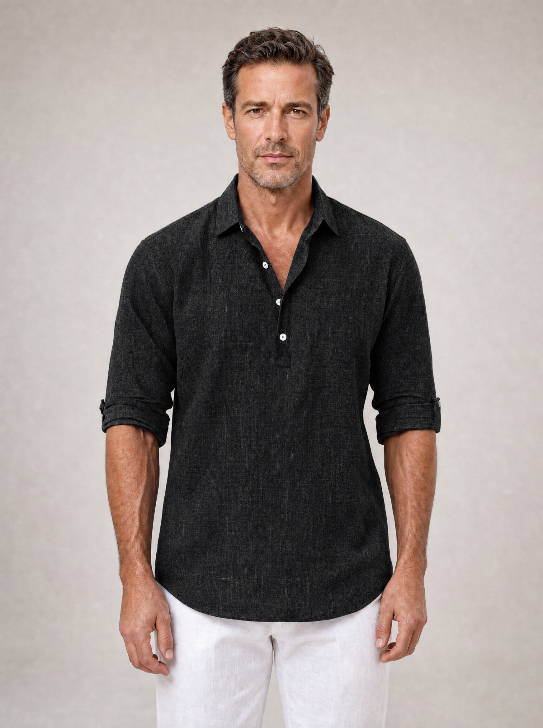 Azel | Camisa de lino ligera, transpirable y naturalmente elegante