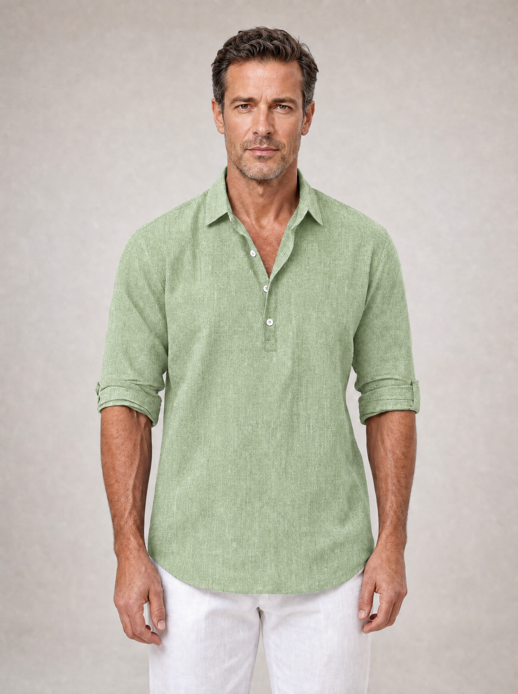 Azel | Camisa de lino ligera, transpirable y naturalmente elegante
