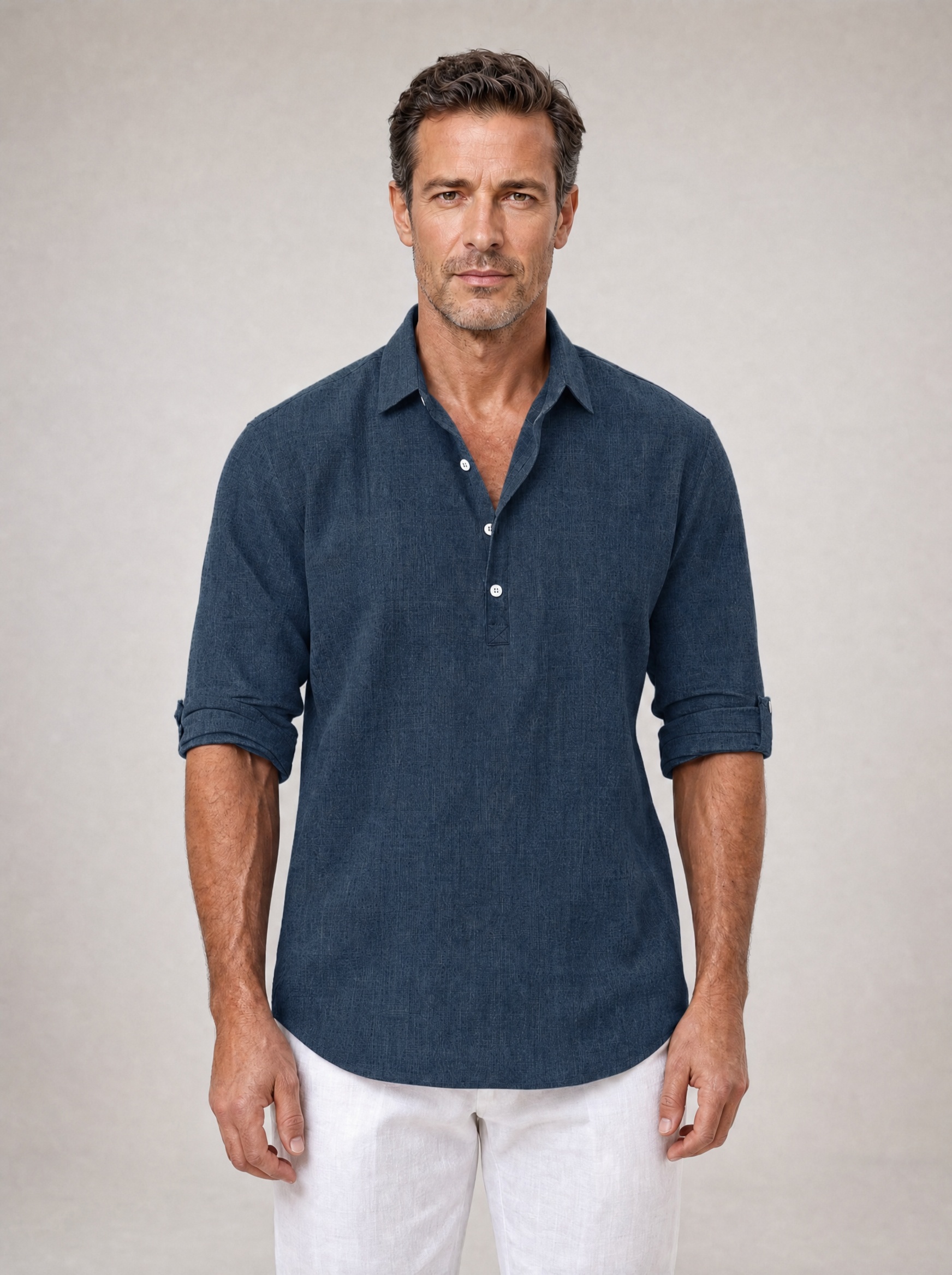 Azel | Camisa de lino ligera, transpirable y naturalmente elegante