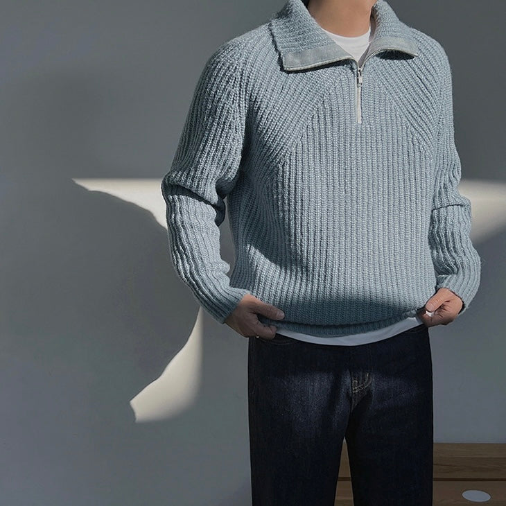 Azel | Sudadera Azure con cremallera de cuarto