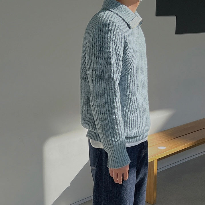 Azel | Sudadera Azure con cremallera de cuarto