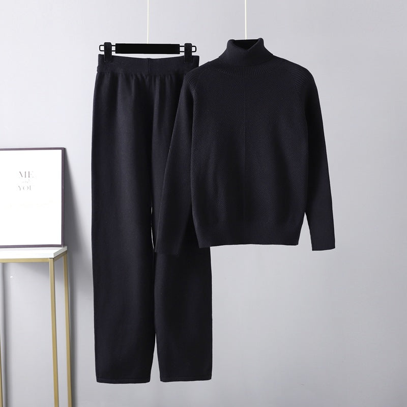 Azel | Conjunto de dos piezas Lounge de punto trenzado