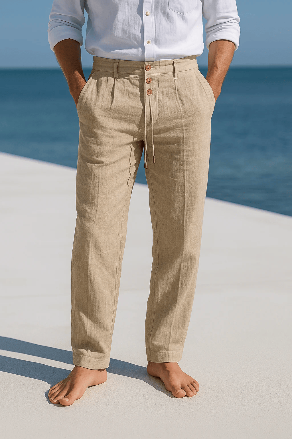 Azel | Pantalones de lino cómodos
