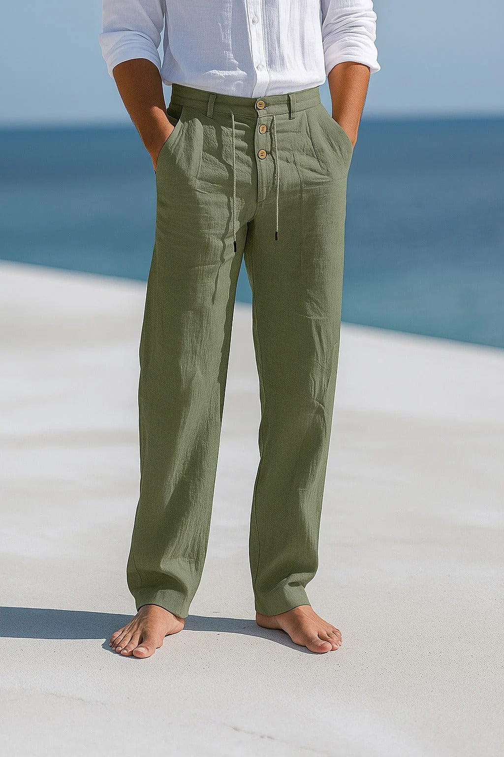 Azel | Pantalones de lino cómodos