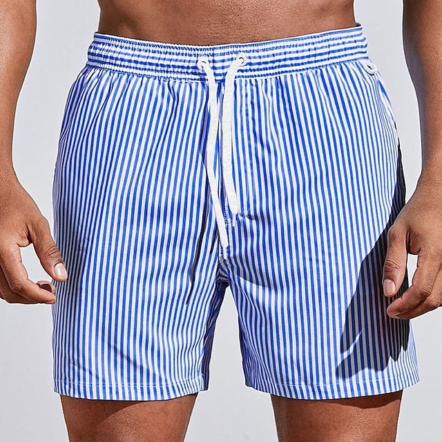 Azel | Pantalones cortos de verano a rayas para hombre
