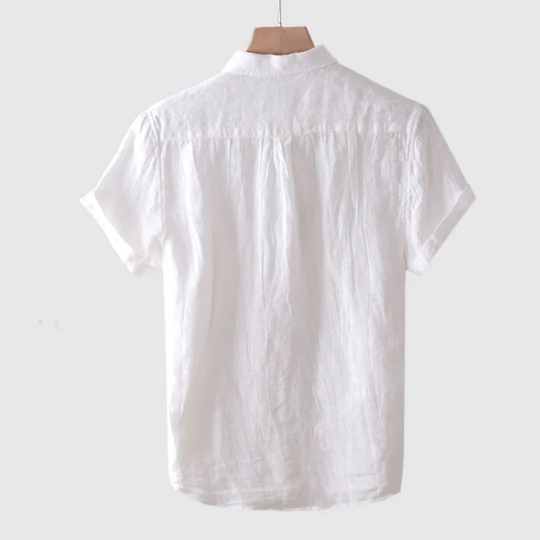 Azel | Camisa elegante de manga corta con botones