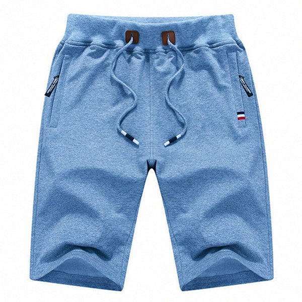 Azel | Pantalones cortos de algodón con bolsillos con cremallera